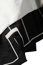 画像をギャラリービューアに読み込む, masnada MILITARY HOODIE LONG PARKA COAT with BOA LINNER /  COTONE STROPICCIATO (BLACK)