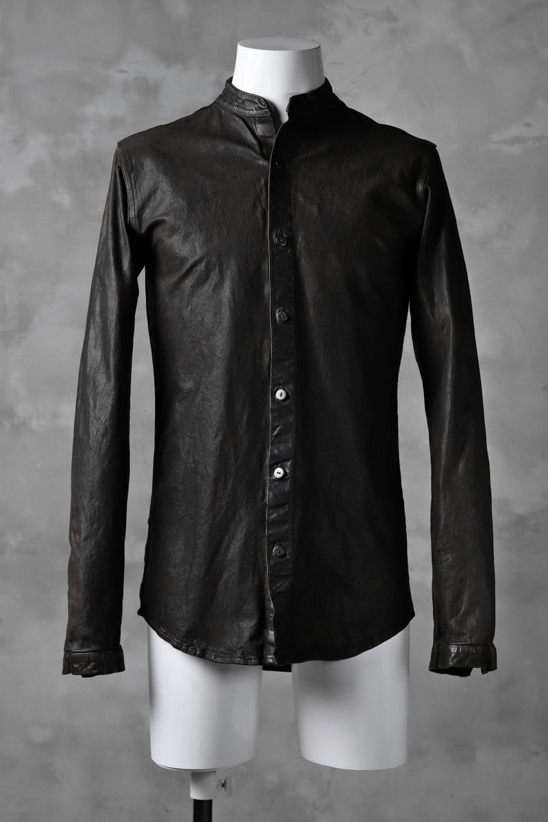 ISAMU KATAYAMA BACKLASH exclusive LEATHER SHIRT / ITALY SHOULDER