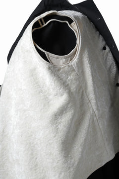 画像をギャラリービューアに読み込む, masnada MILITARY HOODIE LONG PARKA COAT with BOA LINNER /  COTONE STROPICCIATO (BLACK)