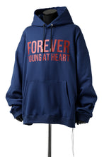 Load image into Gallery viewer, mastermind JAPAN SWEAT HOODIE / GLITTER LOGO (NAVY)