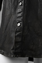 Load image into Gallery viewer, ISAMU KATAYAMA BACKLASH exclusive LEATHER SHIRT / ITALY SHOULDER 0.6mm (DARK GREY)