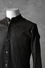 Load image into Gallery viewer, ISAMU KATAYAMA BACKLASH exclusive LEATHER SHIRT / ITALY SHOULDER 0.6mm (DARK GREY)