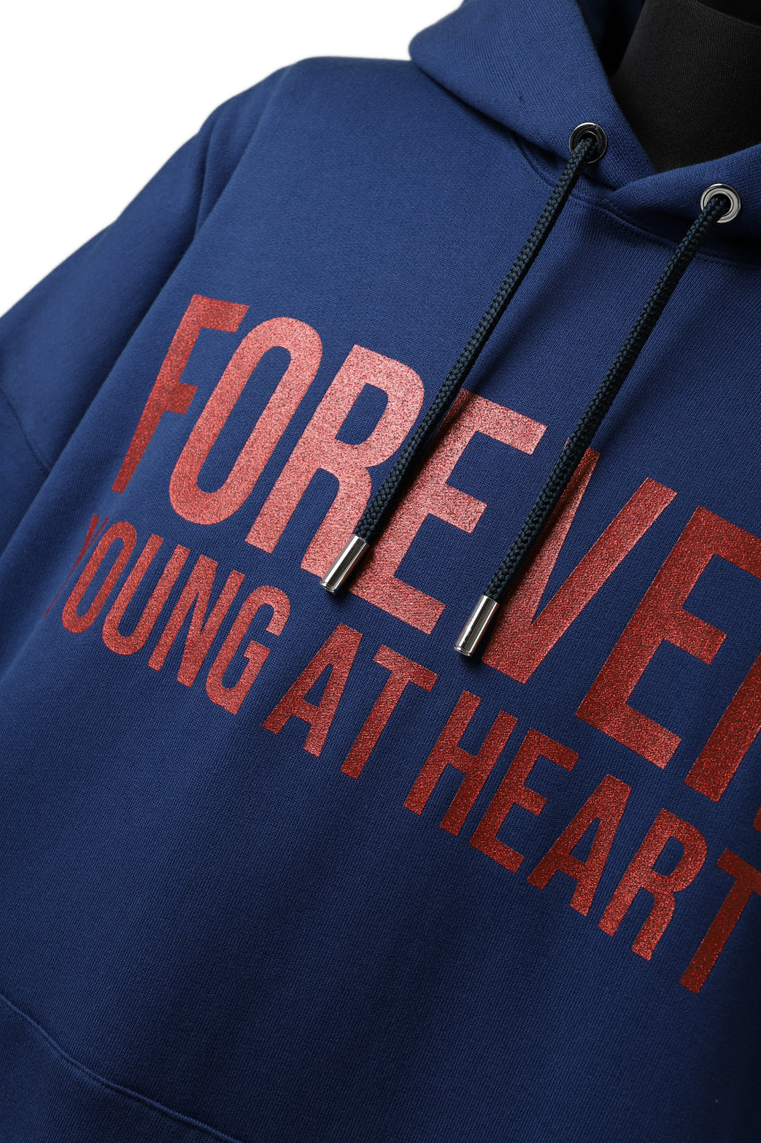 Load image into Gallery viewer, mastermind JAPAN SWEAT HOODIE / GLITTER LOGO (NAVY)