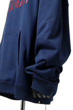 Load image into Gallery viewer, mastermind JAPAN SWEAT HOODIE / GLITTER LOGO (NAVY)