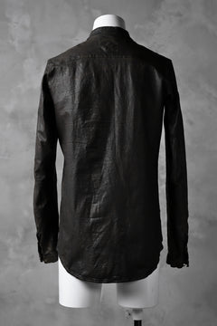 Load image into Gallery viewer, ISAMU KATAYAMA BACKLASH exclusive LEATHER SHIRT / ITALY SHOULDER 0.6mm (DARK GREY)