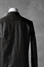 Load image into Gallery viewer, ISAMU KATAYAMA BACKLASH exclusive LEATHER SHIRT / ITALY SHOULDER 0.6mm (DARK GREY)