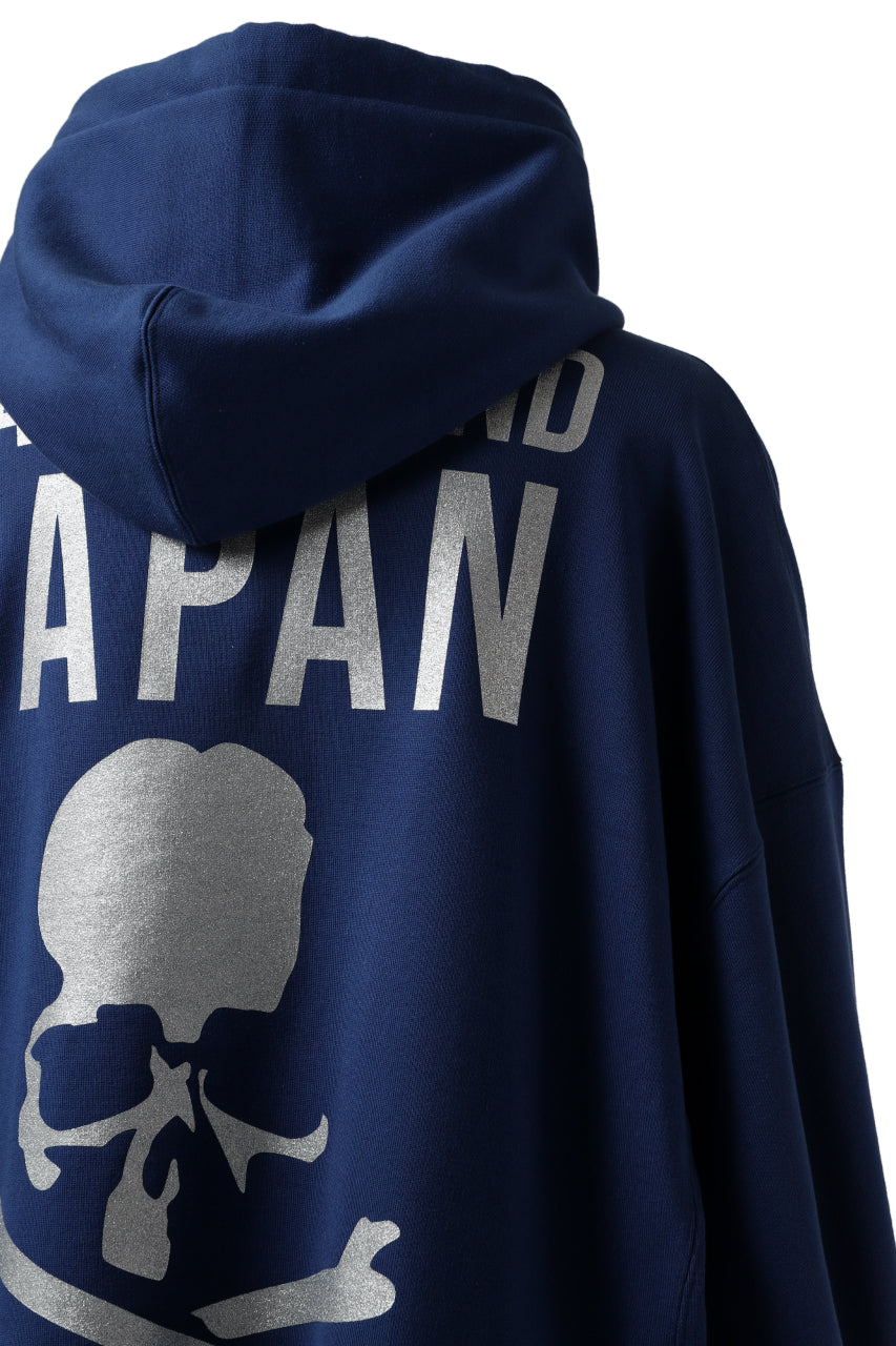 Load image into Gallery viewer, mastermind JAPAN SWEAT HOODIE / GLITTER LOGO (NAVY)