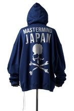 Load image into Gallery viewer, mastermind JAPAN SWEAT HOODIE / GLITTER LOGO (NAVY)