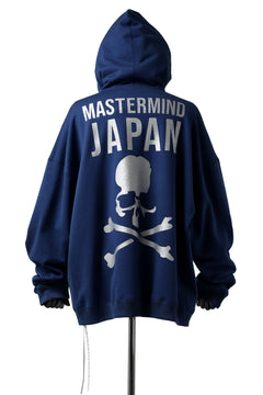Load image into Gallery viewer, mastermind JAPAN SWEAT HOODIE / GLITTER LOGO (NAVY)