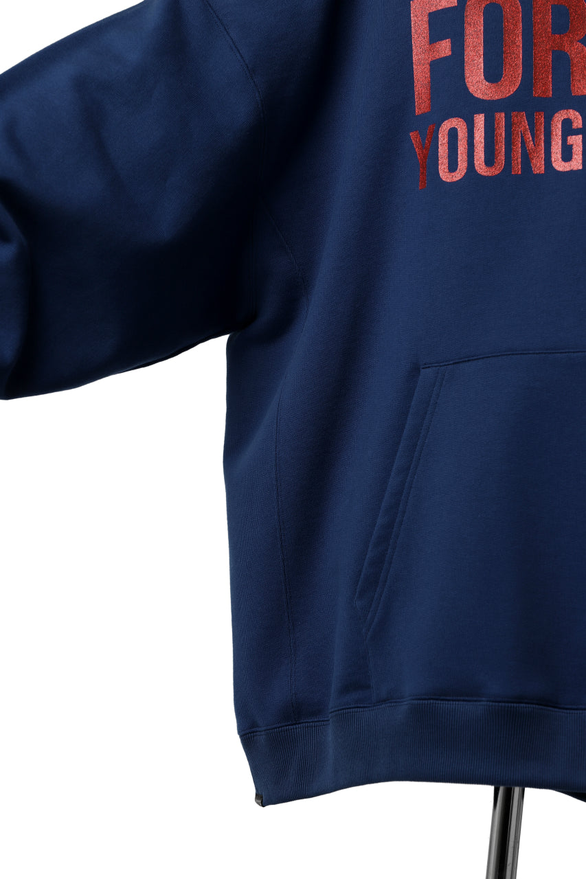 Load image into Gallery viewer, mastermind JAPAN SWEAT HOODIE / GLITTER LOGO (NAVY)