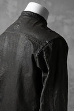Load image into Gallery viewer, ISAMU KATAYAMA BACKLASH exclusive LEATHER SHIRT / ITALY SHOULDER 0.6mm (DARK GREY)