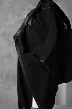 Load image into Gallery viewer, ISAMU KATAYAMA BACKLASH exclusive LEATHER SHIRT / ITALY SHOULDER 0.6mm (DARK GREY)