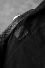 Load image into Gallery viewer, ISAMU KATAYAMA BACKLASH exclusive LEATHER SHIRT / ITALY SHOULDER 0.6mm (DARK GREY)