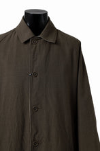 Load image into Gallery viewer, CAPERTICA REVERSIBLE MAC COAT / WASHABLE WOOL GABA & VENTILE COTTON WEATHER (GREY KHAKI)