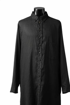 画像をギャラリービューアに読み込む, Aleksandr Manamis Long Box Pleat Shirt (BLACK)