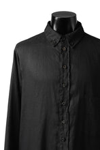 画像をギャラリービューアに読み込む, Aleksandr Manamis Long Box Pleat Shirt (BLACK)