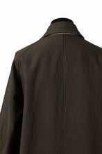 Load image into Gallery viewer, CAPERTICA REVERSIBLE MAC COAT / WASHABLE WOOL GABA & VENTILE COTTON WEATHER (GREY KHAKI)