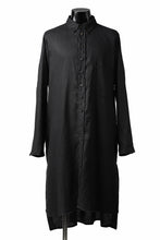 画像をギャラリービューアに読み込む, Aleksandr Manamis Long Box Pleat Shirt (BLACK)