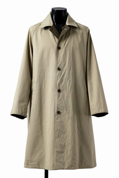 Load image into Gallery viewer, CAPERTICA REVERSIBLE MAC COAT / WASHABLE WOOL GABA & VENTILE COTTON WEATHER (GREY KHAKI)