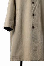 Load image into Gallery viewer, CAPERTICA REVERSIBLE MAC COAT / WASHABLE WOOL GABA & VENTILE COTTON WEATHER (GREY KHAKI)