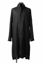 画像をギャラリービューアに読み込む, Aleksandr Manamis Long Box Pleat Shirt (BLACK)