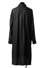 画像をギャラリービューアに読み込む, Aleksandr Manamis Long Box Pleat Shirt (BLACK)