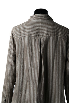 画像をギャラリービューアに読み込む, Aleksandr Manamis Mended Shirt (BROWN STRIPE)
