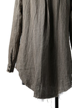 画像をギャラリービューアに読み込む, Aleksandr Manamis Mended Shirt (BROWN STRIPE)