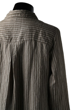 画像をギャラリービューアに読み込む, Aleksandr Manamis Mended Shirt (BROWN STRIPE)