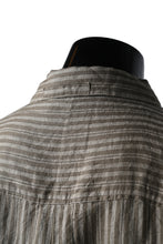 画像をギャラリービューアに読み込む, Aleksandr Manamis Mended Shirt (BROWN STRIPE)