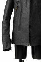 Load image into Gallery viewer, ierib exclusive single biker jacket / Nicolas Italy Vachetta (BLACK)
