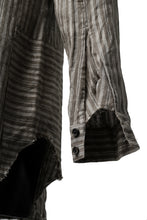 画像をギャラリービューアに読み込む, Aleksandr Manamis Mended Shirt (BROWN STRIPE)