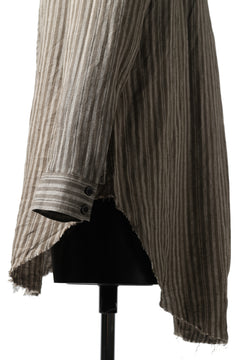 画像をギャラリービューアに読み込む, Aleksandr Manamis Mended Shirt (BROWN STRIPE)