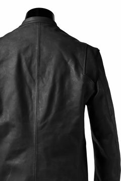 Load image into Gallery viewer, ierib exclusive single biker jacket / Nicolas Italy Vachetta (BLACK)