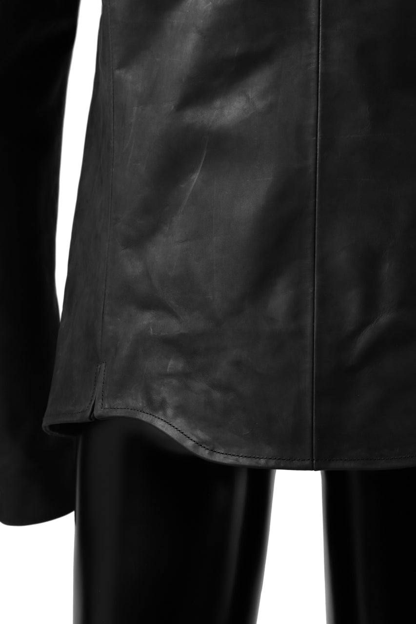 Load image into Gallery viewer, ierib exclusive single biker jacket / Nicolas Italy Vachetta (BLACK)