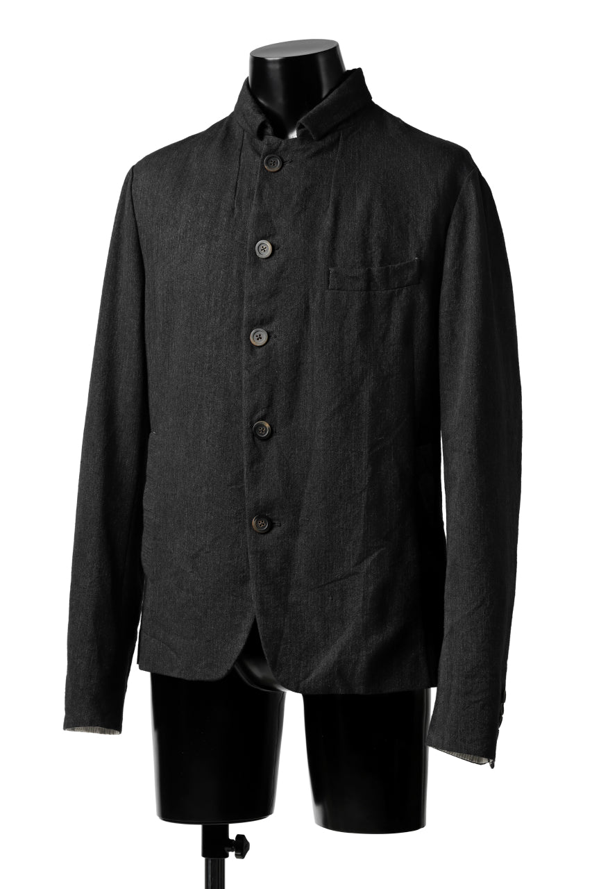 画像をギャラリービューアに読み込む, forme d'expression 5B Cropped Jacket (Off Black)