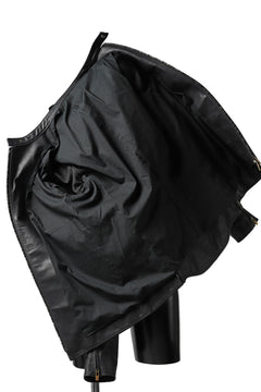 Load image into Gallery viewer, ierib exclusive single biker jacket / Nicolas Italy Vachetta (BLACK)