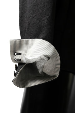 画像をギャラリービューアに読み込む, forme d'expression 5B Cropped Jacket (Off Black)
