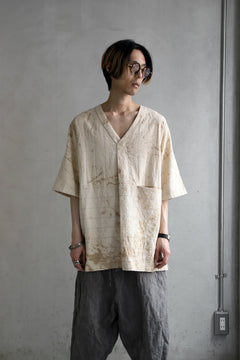 画像をギャラリービューアに読み込む, forme d'expression exclusive V Neck Scrub Shirt (Iced Tea)