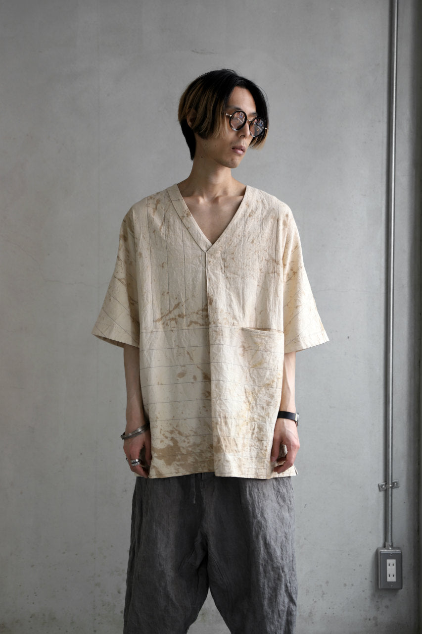 画像をギャラリービューアに読み込む, forme d'expression exclusive V Neck Scrub Shirt (Iced Tea)