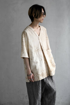 画像をギャラリービューアに読み込む, forme d'expression exclusive V Neck Scrub Shirt (Iced Tea)
