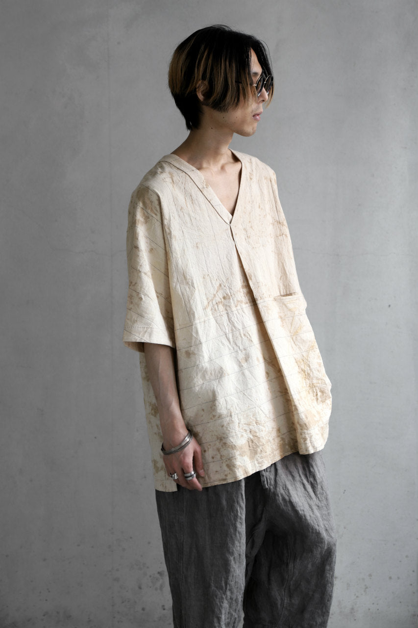 画像をギャラリービューアに読み込む, forme d'expression exclusive V Neck Scrub Shirt (Iced Tea)