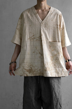 画像をギャラリービューアに読み込む, forme d'expression exclusive V Neck Scrub Shirt (Iced Tea)