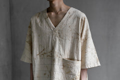 画像をギャラリービューアに読み込む, forme d'expression exclusive V Neck Scrub Shirt (Iced Tea)