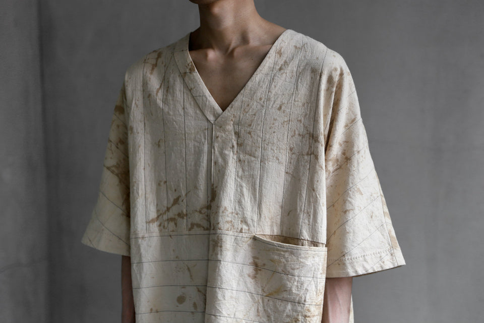 画像をギャラリービューアに読み込む, forme d'expression exclusive V Neck Scrub Shirt (Iced Tea)