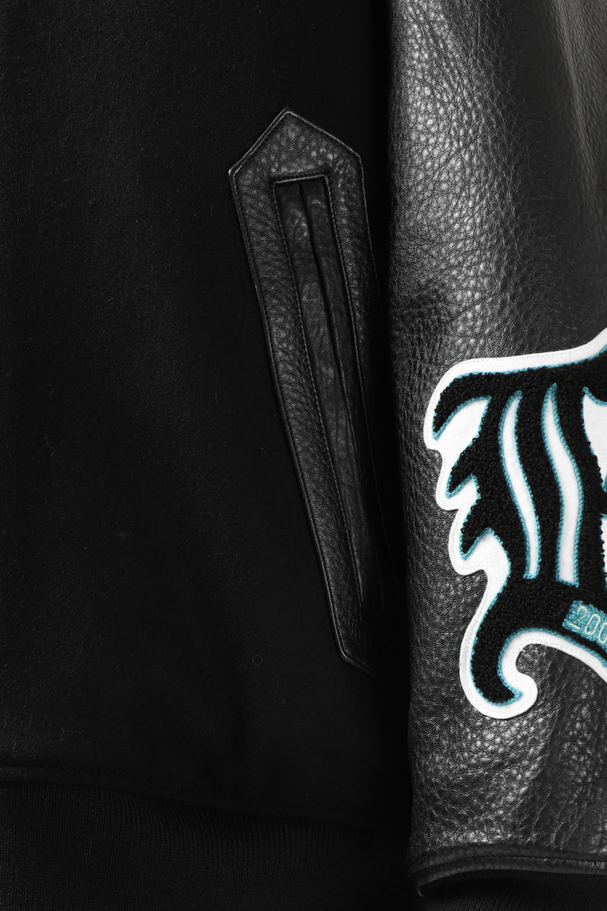 画像をギャラリービューアに読み込む, FACETASM "F" STADIUM JACKET (BLACK)