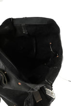 Load image into Gallery viewer, ierib roll top ruck sack / Oiled Horse Leather (BLACK)