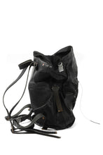 Load image into Gallery viewer, ierib roll top ruck sack / Oiled Horse Leather (BLACK)