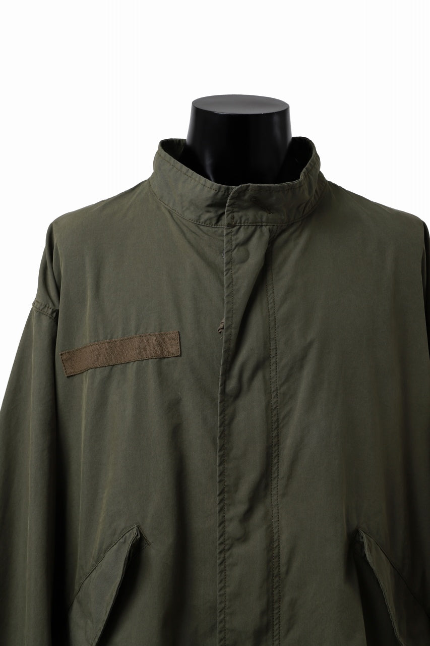 Load image into Gallery viewer, mastermind WORLD x ALPHA INDUSTRIES M-65 MODS COAT - CRAZY PANELED (OLIVE)