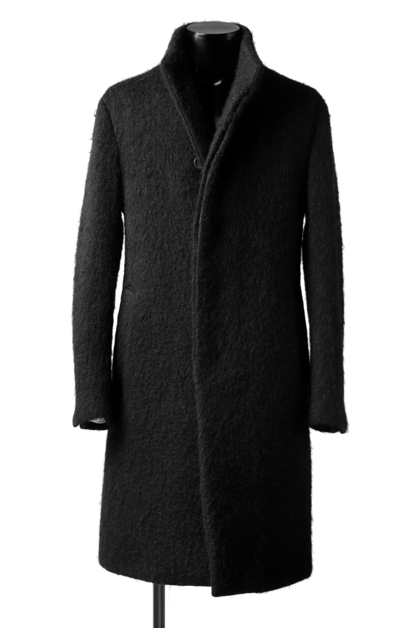 画像をギャラリービューアに読み込む, forme d'expression High Neck Warm Coat (Black)